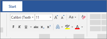 Abbildung 19: (Schnell-)Formatierungswerkzeuge in Word
